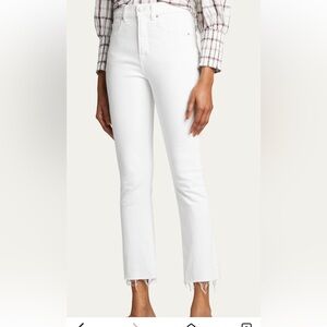 Veronica Beard Women’s Carly Kick-Flare Crop  29 (model pic in white jeans).
